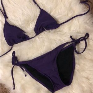 Purple bikini
